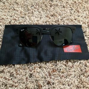 Ray-Ban Clubmaster Metal Sunglasses - Black